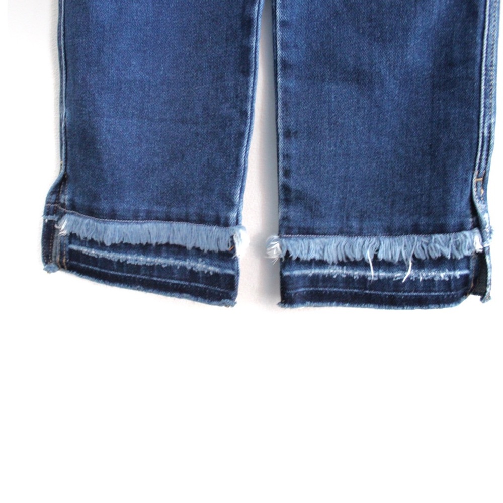 KanCan Fringe Frayed Straight Ankle High Rise Ripped Jeans 25 0 - Picture 6 of 12